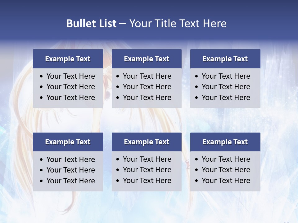 A Beautiful Blond Haired Girl Sitting On Top Of A Tree PowerPoint Template