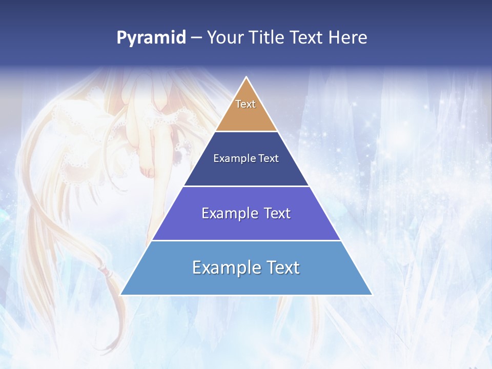 A Beautiful Blond Haired Girl Sitting On Top Of A Tree PowerPoint Template