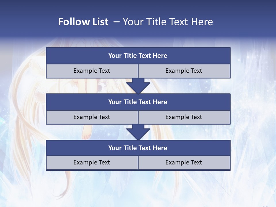 A Beautiful Blond Haired Girl Sitting On Top Of A Tree PowerPoint Template