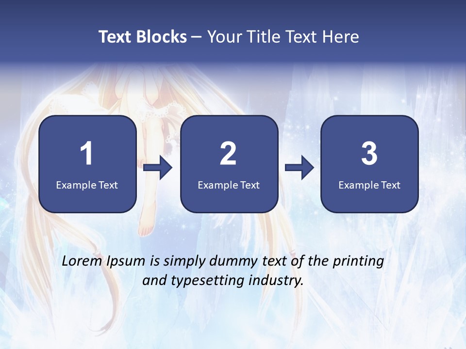 A Beautiful Blond Haired Girl Sitting On Top Of A Tree PowerPoint Template