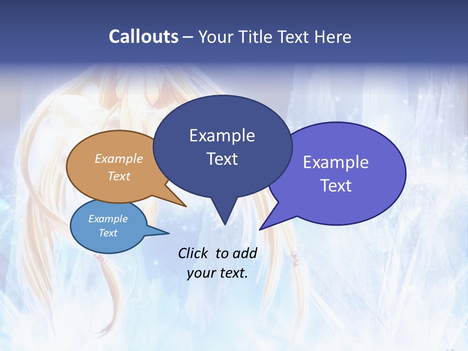 A Beautiful Blond Haired Girl Sitting On Top Of A Tree PowerPoint Template