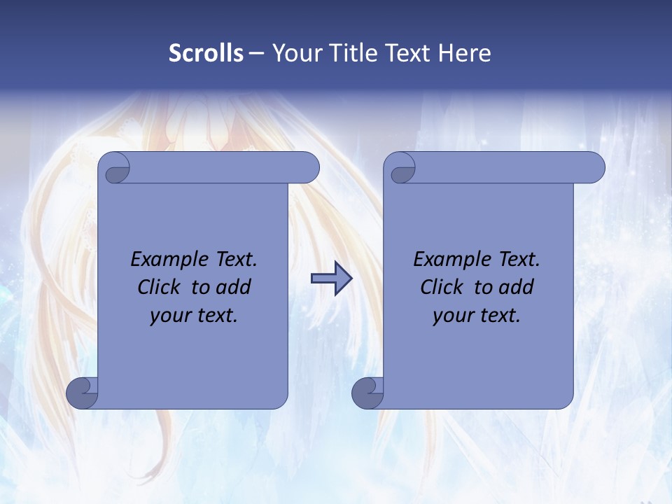 A Beautiful Blond Haired Girl Sitting On Top Of A Tree PowerPoint Template