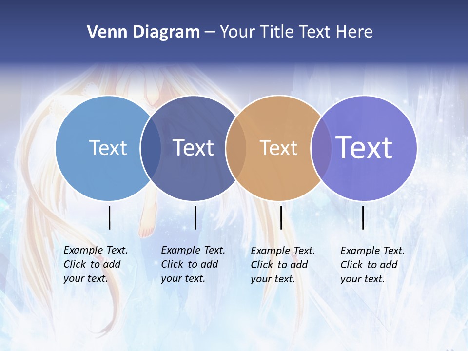 A Beautiful Blond Haired Girl Sitting On Top Of A Tree PowerPoint Template