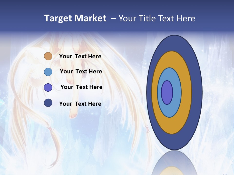 A Beautiful Blond Haired Girl Sitting On Top Of A Tree PowerPoint Template