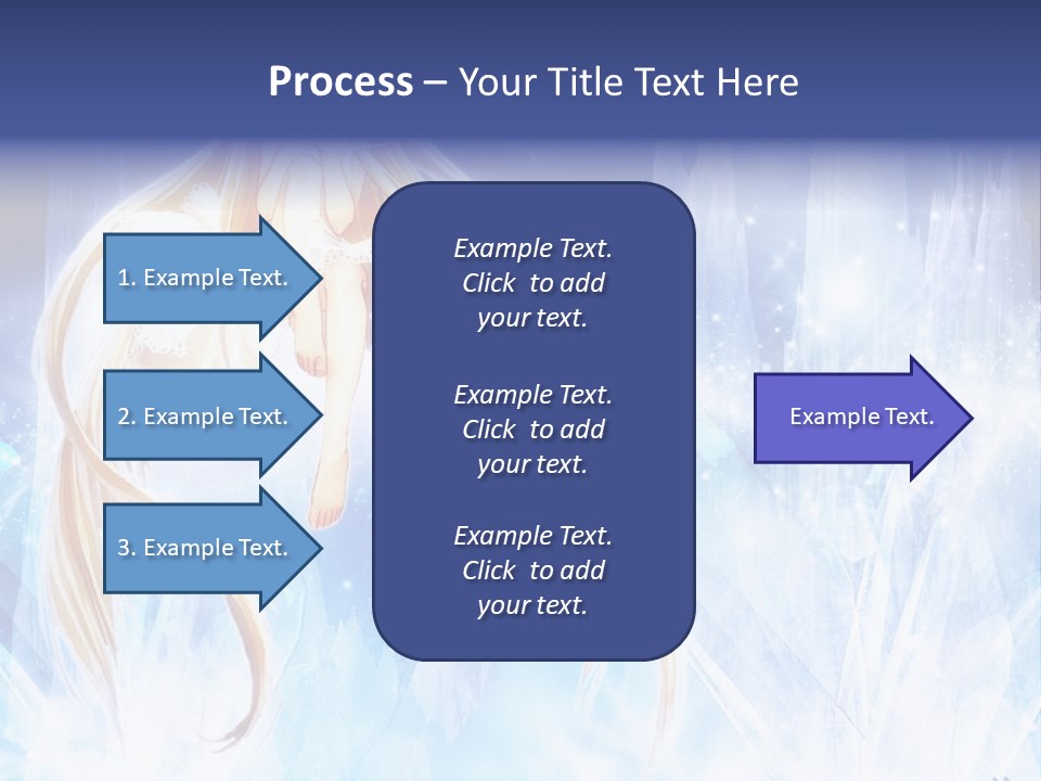 A Beautiful Blond Haired Girl Sitting On Top Of A Tree PowerPoint Template