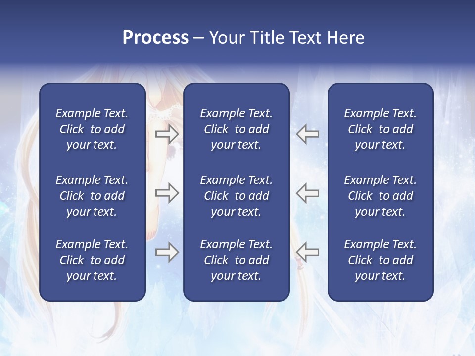 A Beautiful Blond Haired Girl Sitting On Top Of A Tree PowerPoint Template