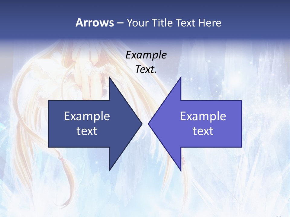 A Beautiful Blond Haired Girl Sitting On Top Of A Tree PowerPoint Template