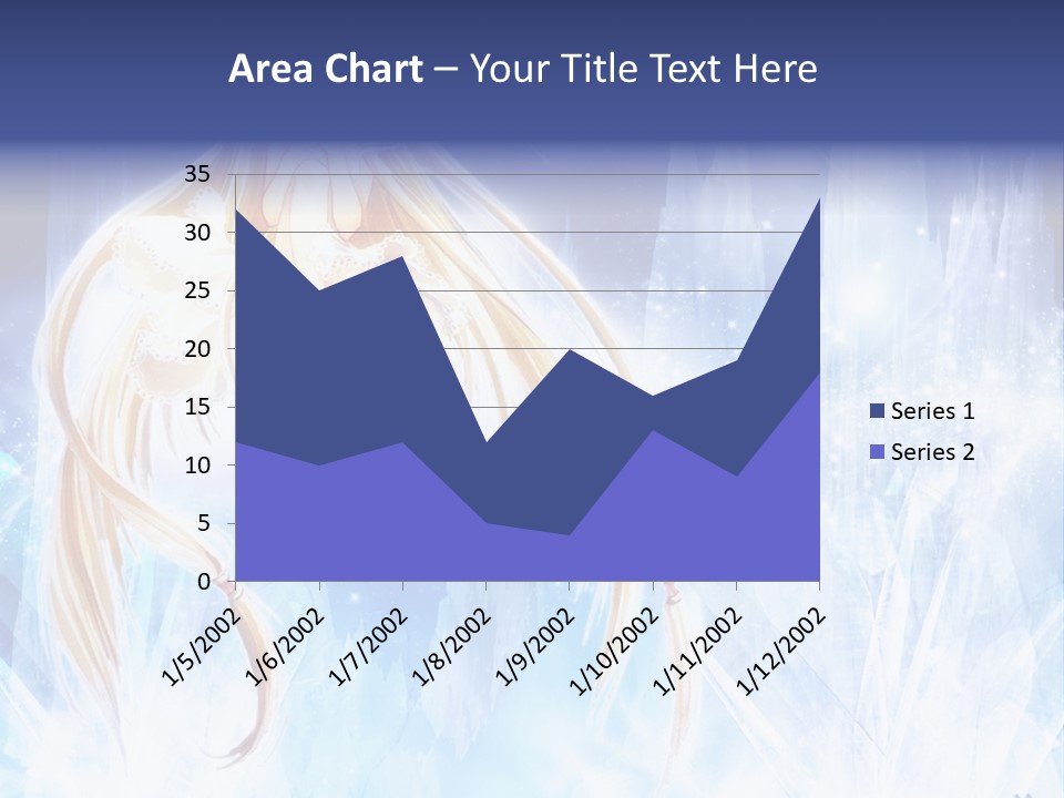 A Beautiful Blond Haired Girl Sitting On Top Of A Tree PowerPoint Template