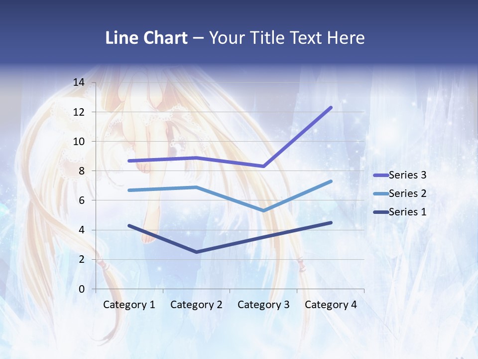 A Beautiful Blond Haired Girl Sitting On Top Of A Tree PowerPoint Template