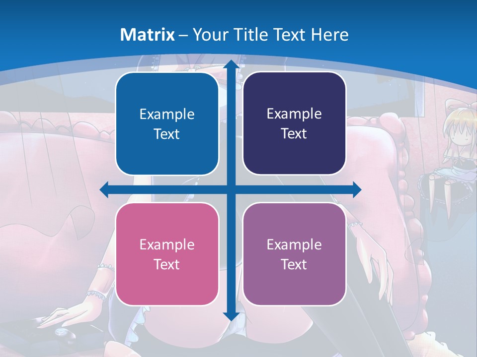 A Woman Sitting On Top Of A Bed Next To A Child PowerPoint Template