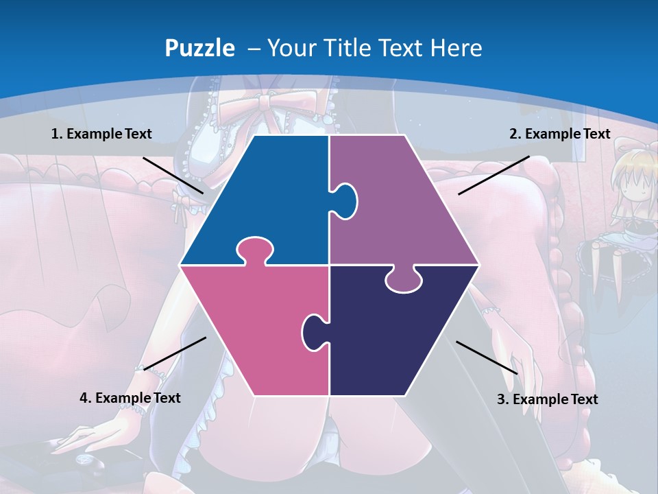 A Woman Sitting On Top Of A Bed Next To A Child PowerPoint Template