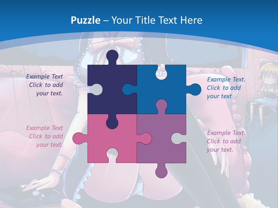 A Woman Sitting On Top Of A Bed Next To A Child PowerPoint Template