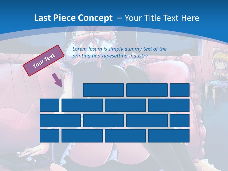 A Woman Sitting On Top Of A Bed Next To A Child PowerPoint Template