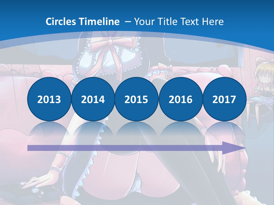 A Woman Sitting On Top Of A Bed Next To A Child PowerPoint Template