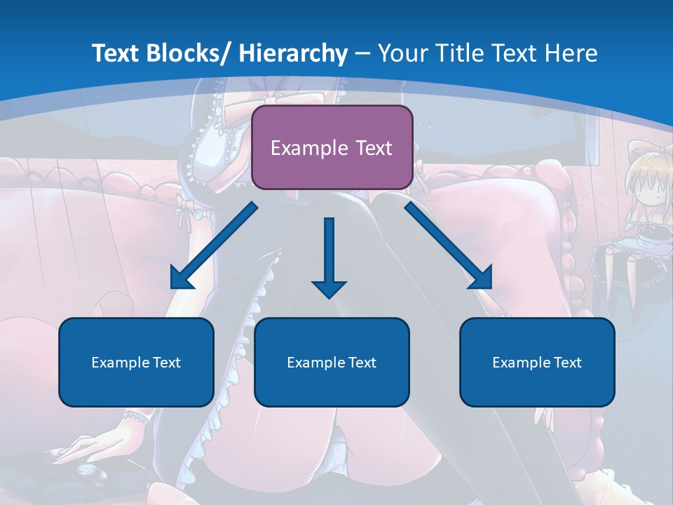 A Woman Sitting On Top Of A Bed Next To A Child PowerPoint Template