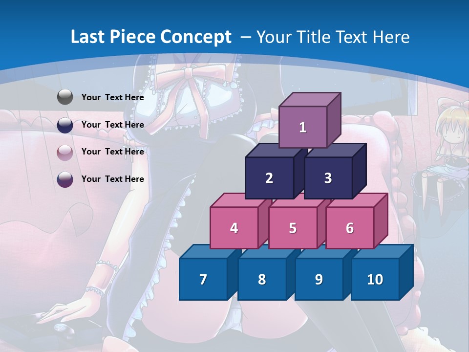 A Woman Sitting On Top Of A Bed Next To A Child PowerPoint Template