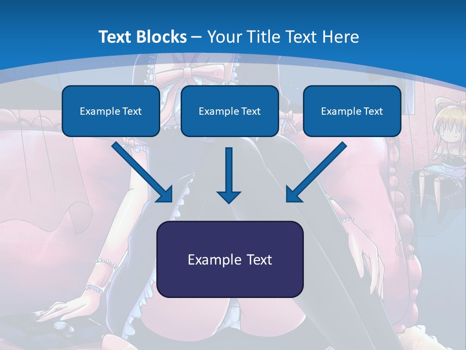 A Woman Sitting On Top Of A Bed Next To A Child PowerPoint Template