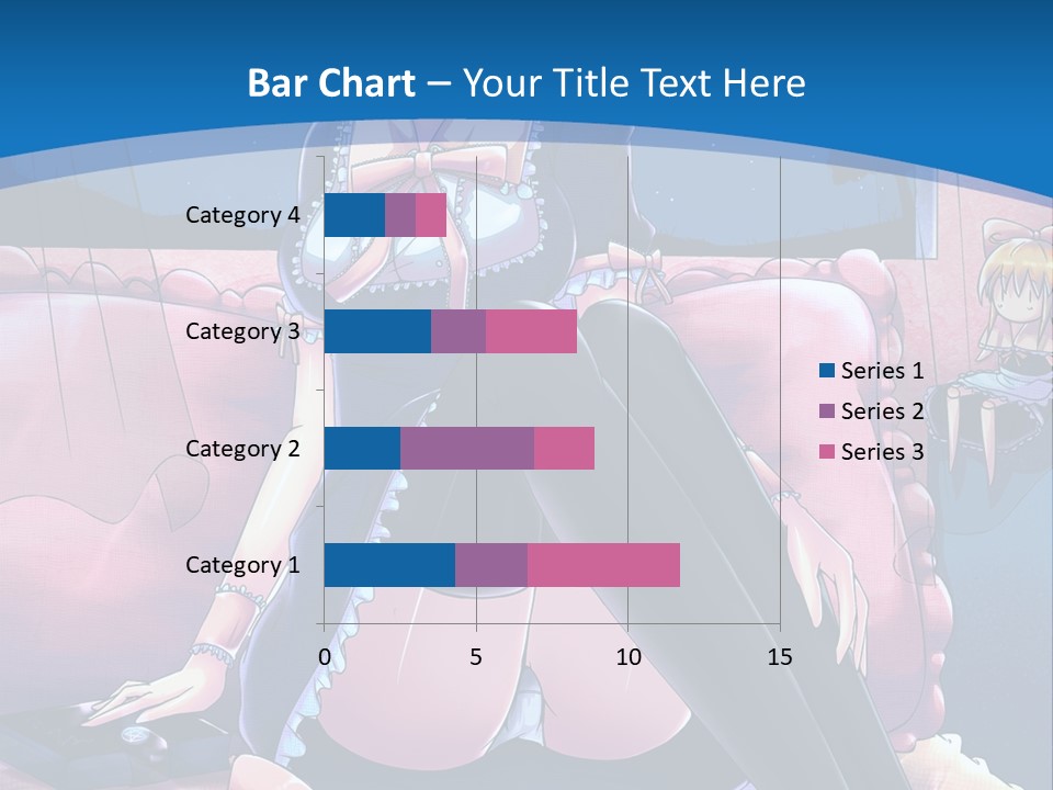 A Woman Sitting On Top Of A Bed Next To A Child PowerPoint Template