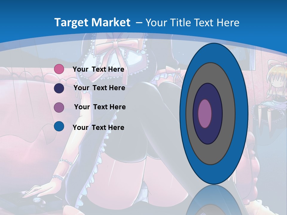 A Woman Sitting On Top Of A Bed Next To A Child PowerPoint Template