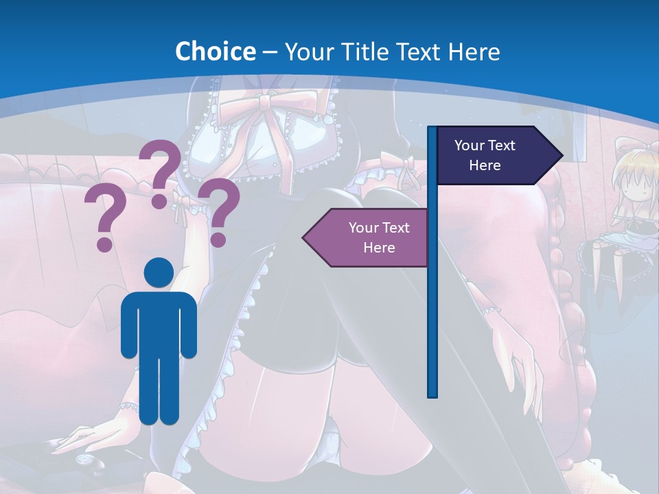 A Woman Sitting On Top Of A Bed Next To A Child PowerPoint Template