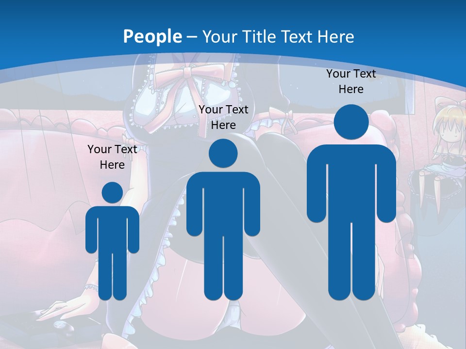 A Woman Sitting On Top Of A Bed Next To A Child PowerPoint Template