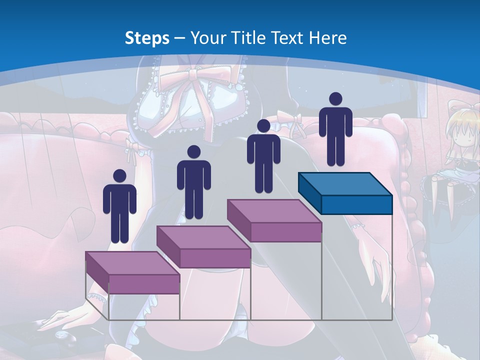 A Woman Sitting On Top Of A Bed Next To A Child PowerPoint Template