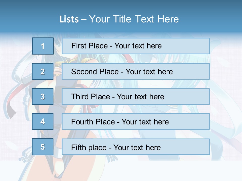 A Woman In A Blue Dress With A Crown On Her Head PowerPoint Template