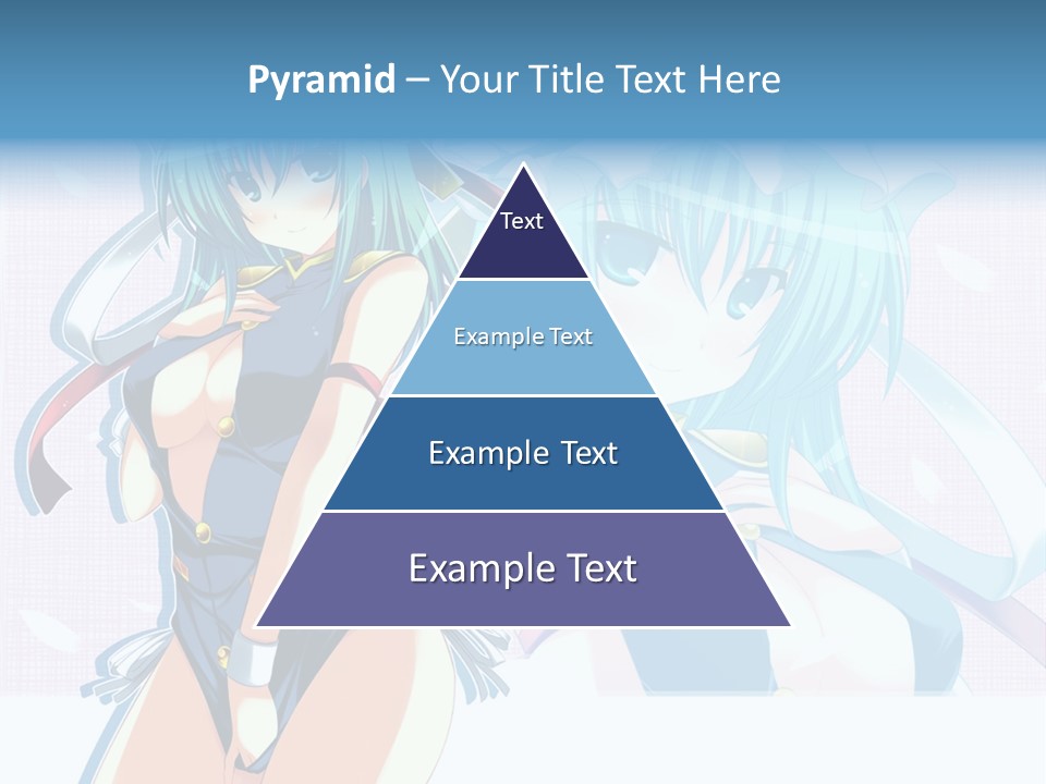 A Woman In A Blue Dress With A Crown On Her Head PowerPoint Template