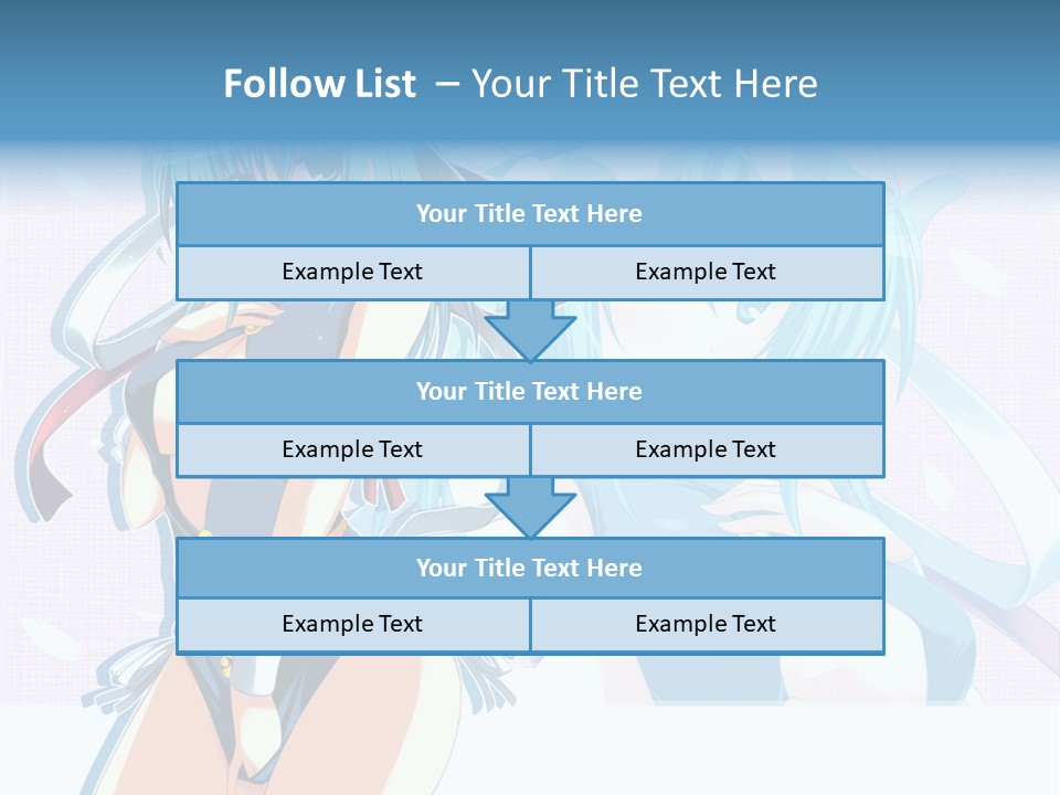 A Woman In A Blue Dress With A Crown On Her Head PowerPoint Template