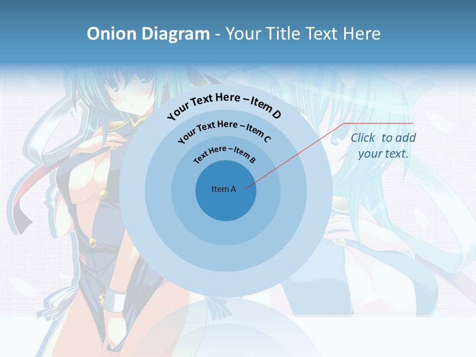 A Woman In A Blue Dress With A Crown On Her Head PowerPoint Template