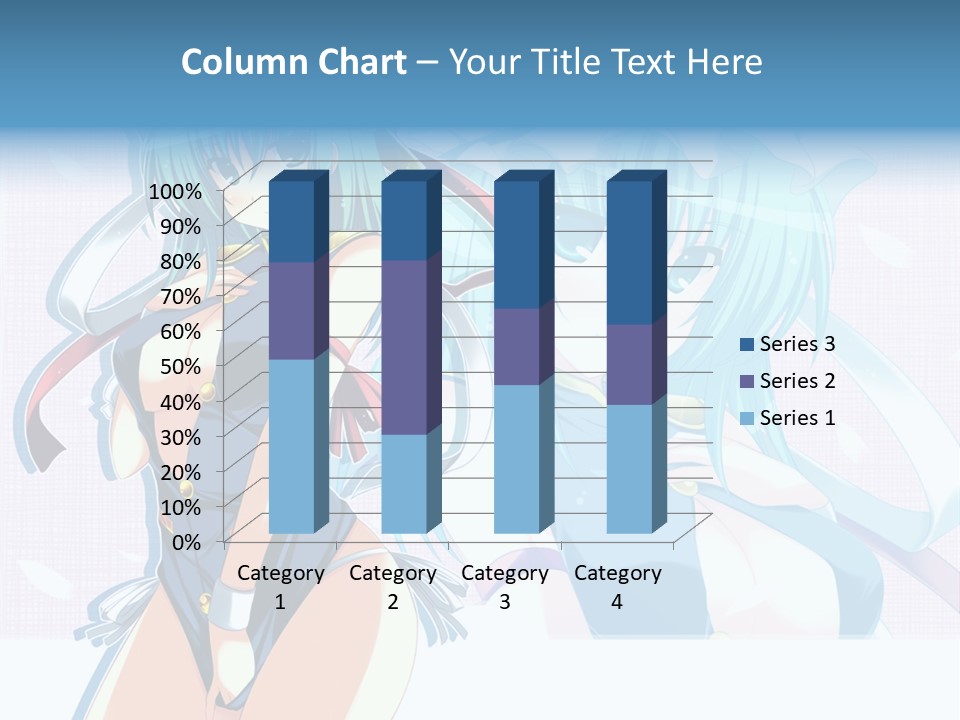 A Woman In A Blue Dress With A Crown On Her Head PowerPoint Template