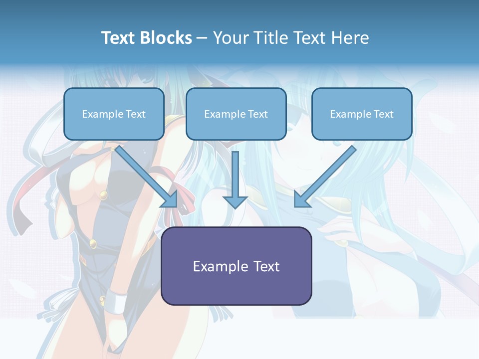 A Woman In A Blue Dress With A Crown On Her Head PowerPoint Template