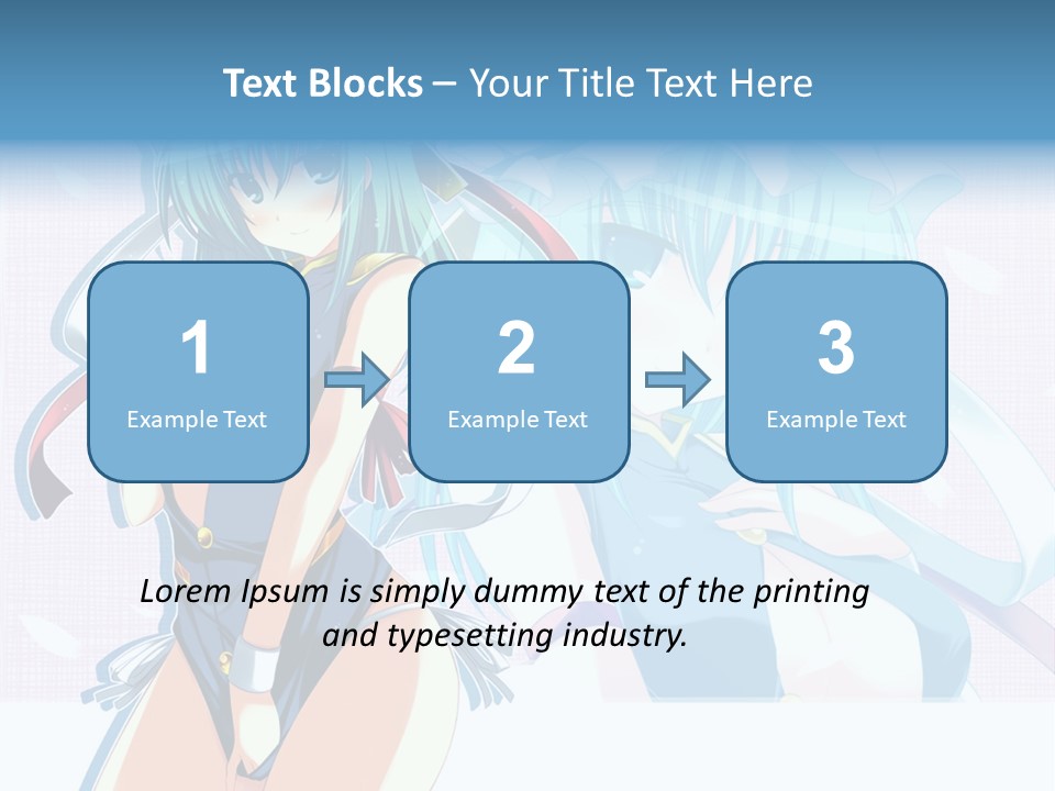 A Woman In A Blue Dress With A Crown On Her Head PowerPoint Template