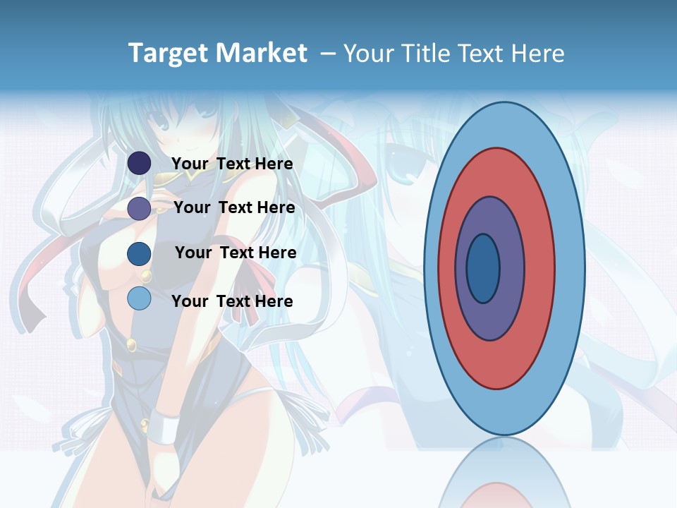 A Woman In A Blue Dress With A Crown On Her Head PowerPoint Template