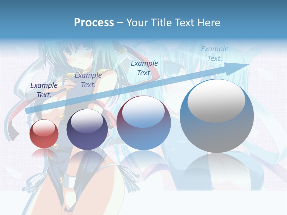 A Woman In A Blue Dress With A Crown On Her Head PowerPoint Template