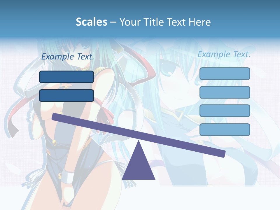 A Woman In A Blue Dress With A Crown On Her Head PowerPoint Template