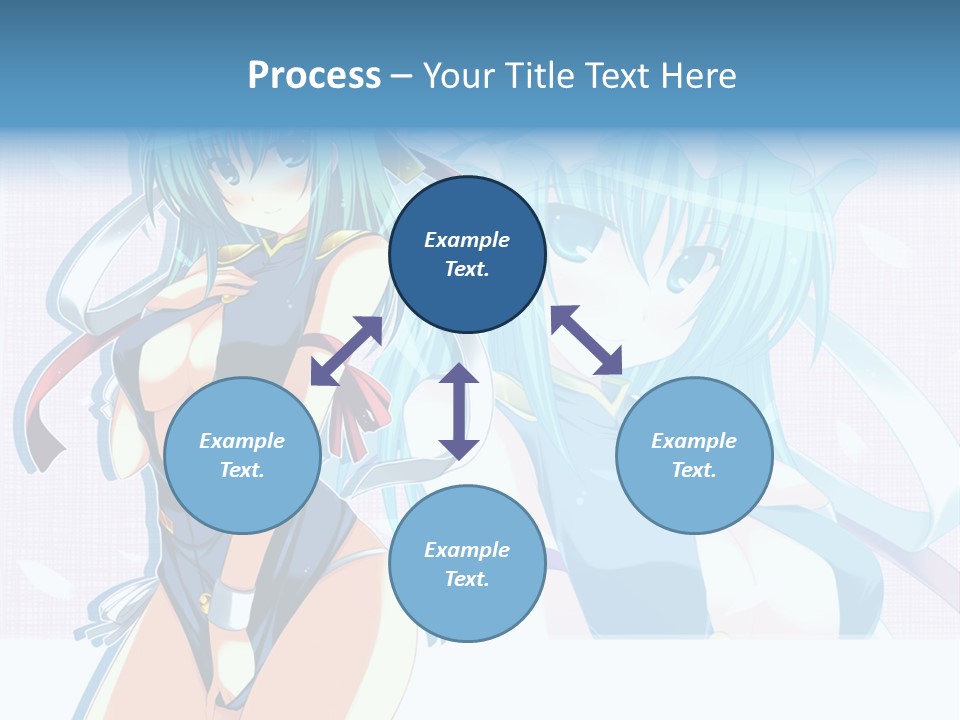 A Woman In A Blue Dress With A Crown On Her Head PowerPoint Template