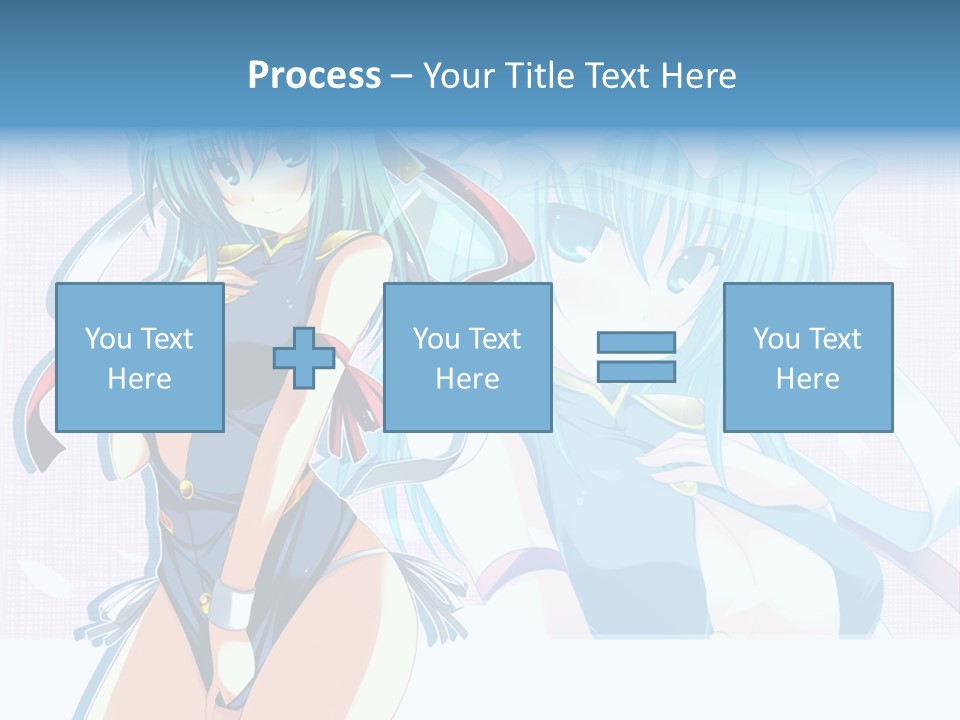 A Woman In A Blue Dress With A Crown On Her Head PowerPoint Template