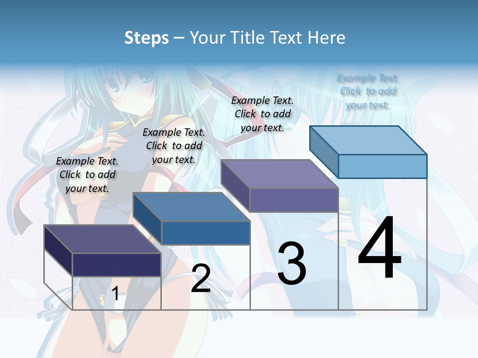 A Woman In A Blue Dress With A Crown On Her Head PowerPoint Template