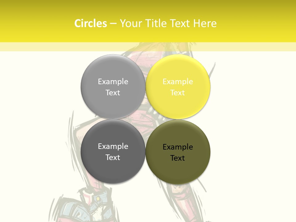 A Girl With A Soccer Ball Powerpoint Template PowerPoint Template