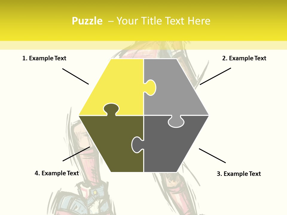 A Girl With A Soccer Ball Powerpoint Template PowerPoint Template