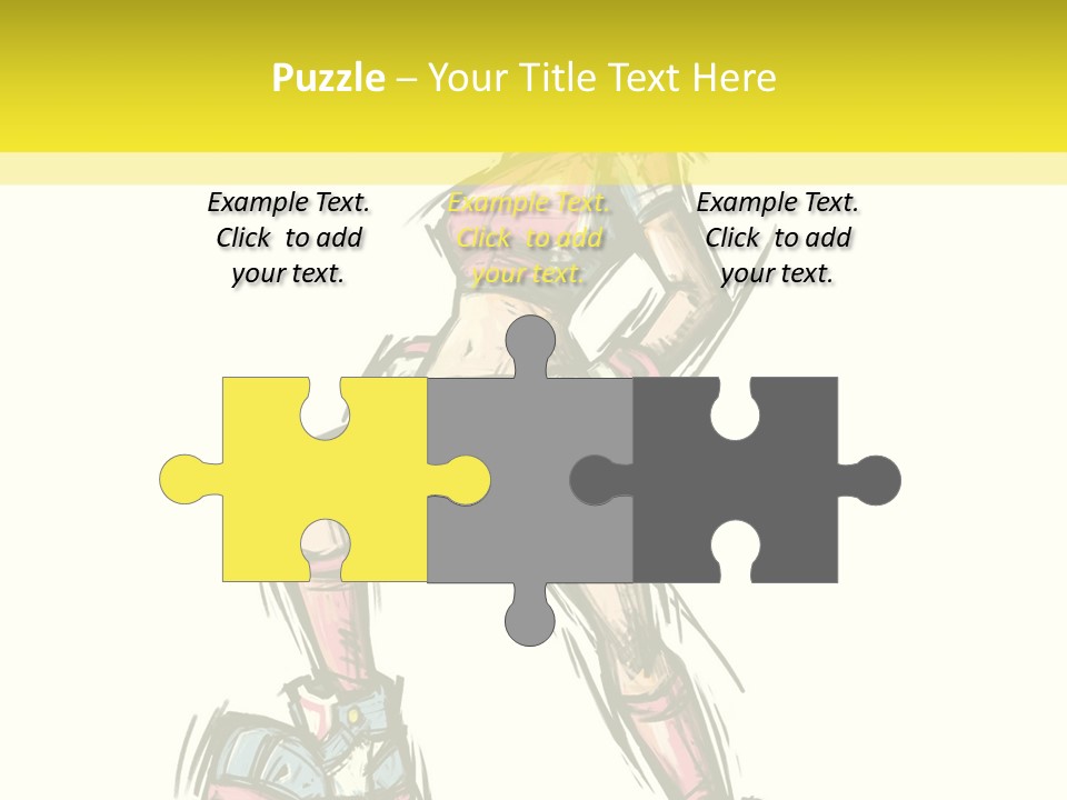 A Girl With A Soccer Ball Powerpoint Template PowerPoint Template