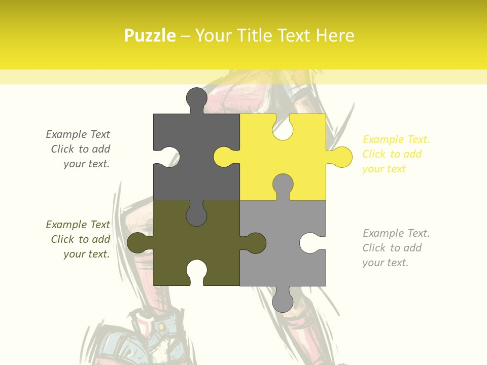 A Girl With A Soccer Ball Powerpoint Template PowerPoint Template