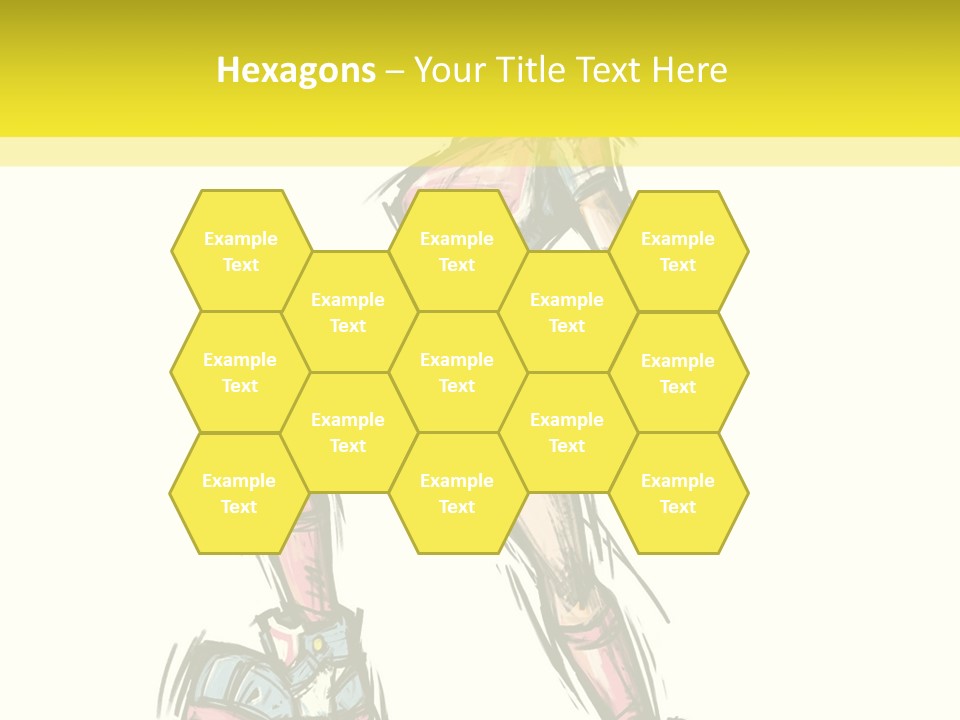 A Girl With A Soccer Ball Powerpoint Template PowerPoint Template