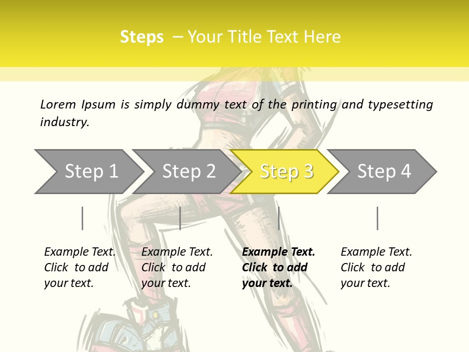 A Girl With A Soccer Ball Powerpoint Template PowerPoint Template