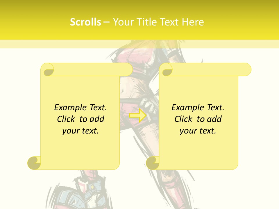 A Girl With A Soccer Ball Powerpoint Template PowerPoint Template