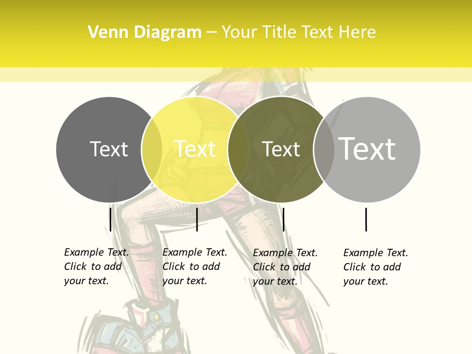 A Girl With A Soccer Ball Powerpoint Template PowerPoint Template