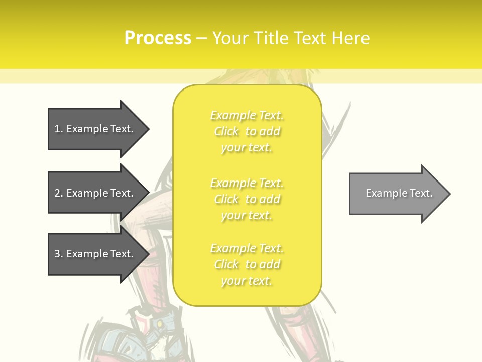A Girl With A Soccer Ball Powerpoint Template PowerPoint Template