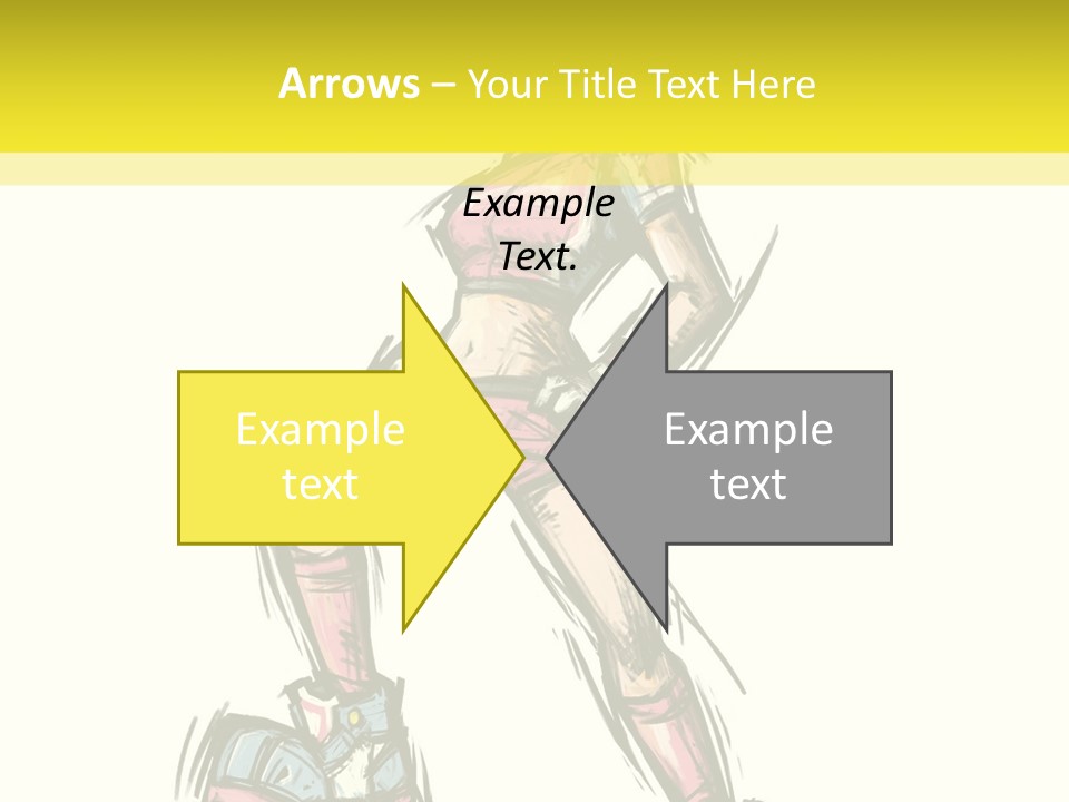 A Girl With A Soccer Ball Powerpoint Template PowerPoint Template