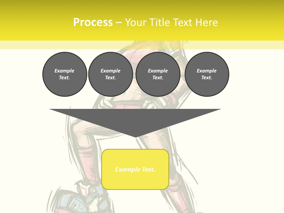 A Girl With A Soccer Ball Powerpoint Template PowerPoint Template